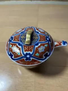 588  其泉   碗　蓋付　スプーン付　金彩　未使用