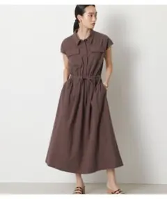 新品♡crie conforto＊ウエストリボンミリタリーワンピースのサムネイル