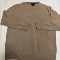 Banana republic メリノウール100% クルーネック　ベージュXL