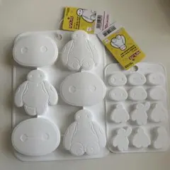 ダイソー　ベイマックス　シリコンモールド　2点セット