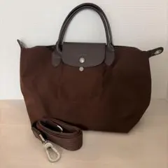 Longchamp ブラウン ハンドバッグ