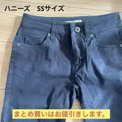 ダークブルー スキニーデニム ハイウエスト