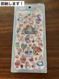 不思議の国のアリス　プチドロップステッカー　新品　ディズニー　ボンボン