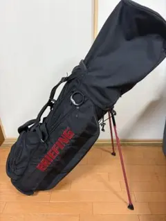 BRIEFING キャディバッグ CR-6 #03ブリーフィング ゴルフ 黒赤 - メルカリ
