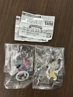 PEANUTS めじるしアクセサリー SUMMER スヌーピーB,C 2個セット