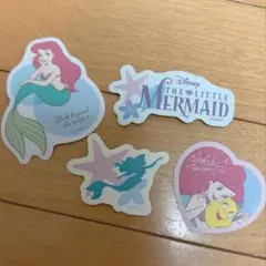 リトルマーメイド ステッカー 4枚セット