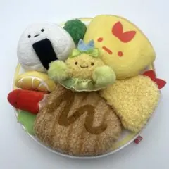 【新品・未使用】すみっコぐらし おにぎり ランチプレート てのりぬいぐるみ すみっコぐらし - すみっコぐらし ランチプレート てのりぬいぐるみ