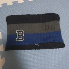 ストライプデザインのネックウォーマー