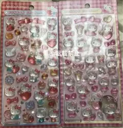 ボンボンドロップシールBONBONDROP　サンリオ第二弾 ハローキティ赤ピンク