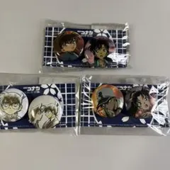 名探偵コナン ジン 缶バッジ コナンピンバッジ青山剛昌ふるさと館