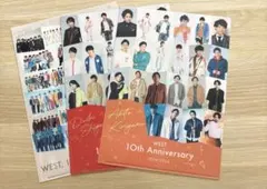 WEST 10周年記念　クリアファイル　タワーレコード限定　重岡大毅　桐山照史