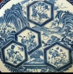 陶磁器　染付けの大皿