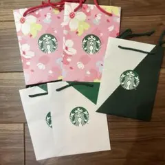 Starbucks スターバックス 紙袋 　3種　5枚