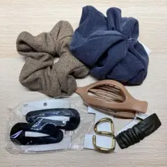 まとめ売り★ ルナアース シュシュ ポニーフック クリップ ヘアピン ヘアアクセ