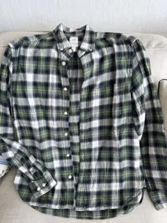 H&M チェック柄 長袖シャツ 綿 Sサイズ