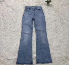 【訳あり】MOUSSY マウジー　MVS FLARE フレアデニム　26inch