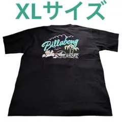 Billabong ビラボン 半袖Tシャツ L ブラックヤシの木 ロゴT サーフのサムネイル