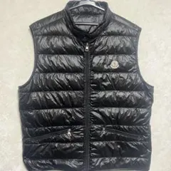 モンクレール ダウンベスト メンズ ブラック 正規品
