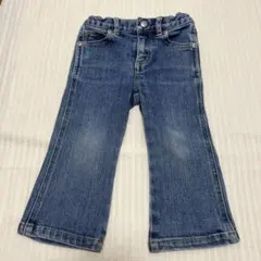 ポロラルフローレン　デニムブルー フレアパンツ ゴムウエスト　80cm