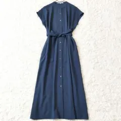 極美品】 フレームワーク オールインワン 半袖 紺 2022年製 夏服 