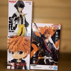 新品未開封】BLEACH 黒崎一護 涅ネム フィギュア 3体セット | Mercari