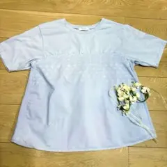 アフタヌーンティー　刺繍コンビプルオーバー　トップス　Tシャツのサムネイル