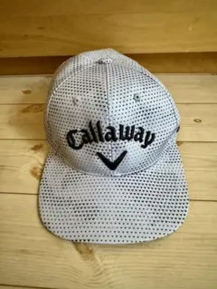 Callaway キャロウェイ 総柄ロゴ刺繍 ゴルフキャップ OSPD