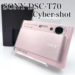 SONY Cyber-Shot DSC-T70 デジカメ　動作品　ピンク　カメラのサムネイル
