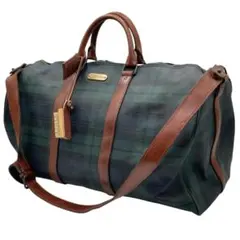 Polo Ralph Lauren ブラックウォッチ 2way ボストンバッグ