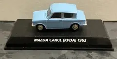コナミ絶版名車コレクション　マツダ　キャロル　1962 ミニカー　水色のサムネイル