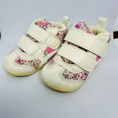 asics 花柄 ハイカットスニーカー ベビーシューズ 13cm