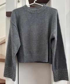 H&M レディースニット グレー