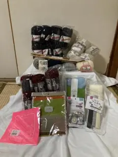 毛糸と編み物セット