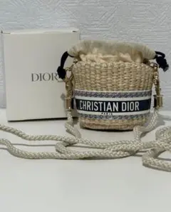DIORカゴバッグ　チェーンバッグ ミニポーチ ストローバッグ ノベルティのサムネイル