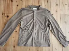 アーバンリサーチドアーズ ライダース ノーカラージャケット スエード風