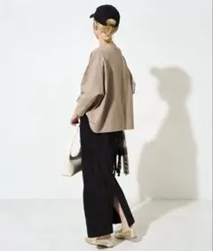 フリークスストア　カットコーデュロイスリットイージー スカート ロングスカート