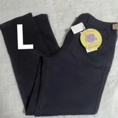 新品裏起毛パンツL　裏ベロア　ストレッチ