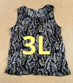 レディース　ノースリーブ　3L