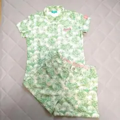 Cuarto UNITED ポロシャツ＆短パンSET 総柄 Mサイズのサムネイル
