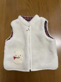美品】ファミリア familiar カウチン ベスト ニット 110 - メルカリ