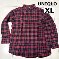 UNIQLO フランネルチェックシャツ XLサイズ