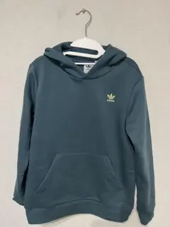 adidas ダークグリーン フード付きパーカー 160