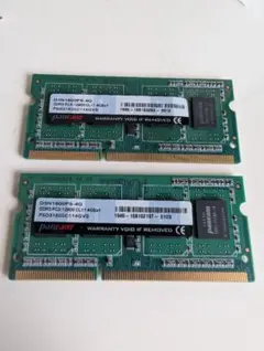 ジャンク】ノートPC用メモリ DDR3 1333 8GB 4GB 計6枚セット - メルカリ