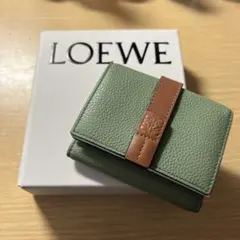 LORWE ロエベ トライフォールド ウォレット 三つ折り財布 ローズマリー
