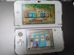 ニンテンドー 3DS LL ホワイト ACアダプターとびだせどうぶつの森　他