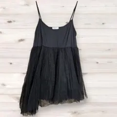 B1445 フレイアイディー キャミワンピ チュニック (F) レース チュール