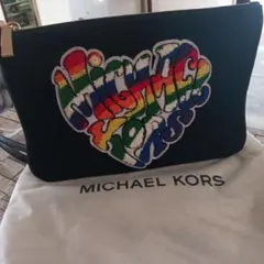 MICHAEL KORS ハート型クラッチバッグ