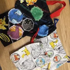 ポケットモンスター お弁当袋＆コップ袋✖️2セット⭐︎