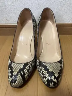 Christian Louboutin パイソンレザーパンプス　36.5 美品のサムネイル