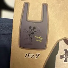 Disney Mickey Mouse エコバッグ ブルーのサムネイル